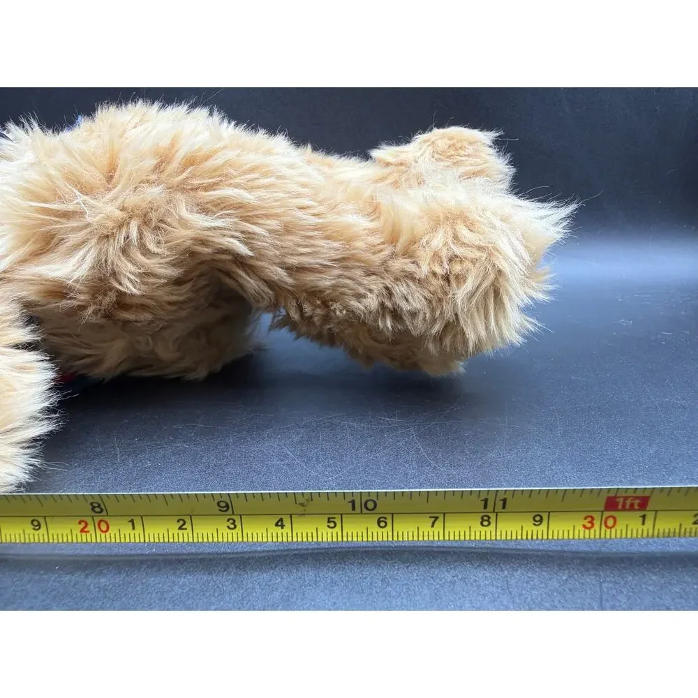 Vintage Eden Toys OshKosh B’Gosh Teddy Bear Plush Red Backpack Brown 12”x 12”